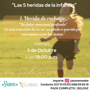 5 Heridas de la infancia "Rechazo"